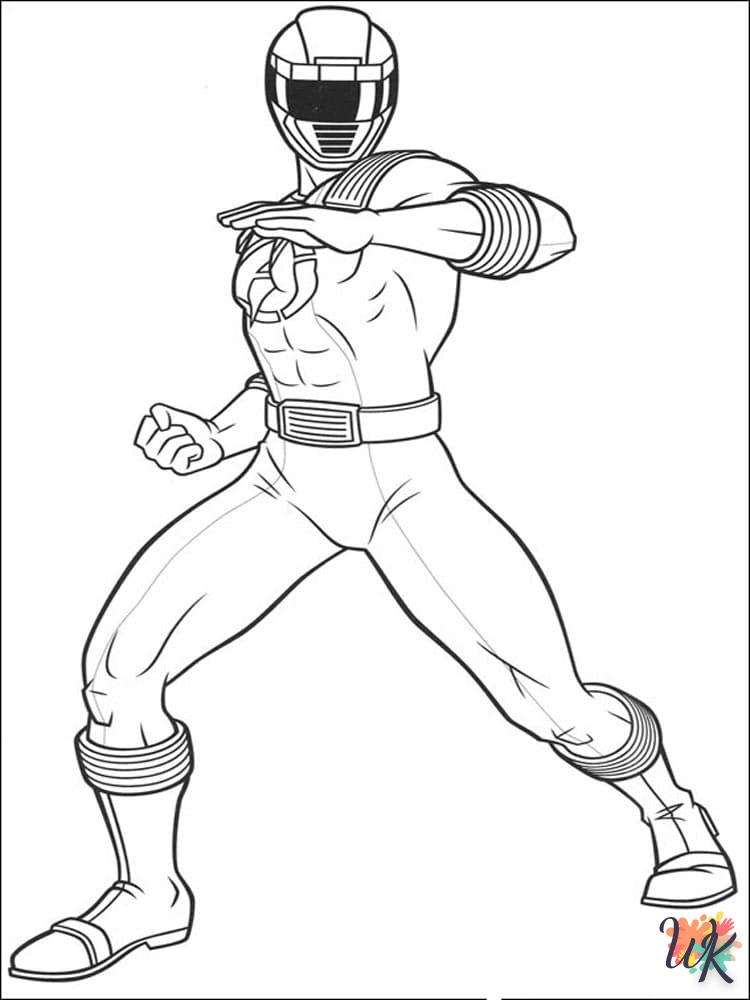 coloriage Power Rangers  en ligne 1