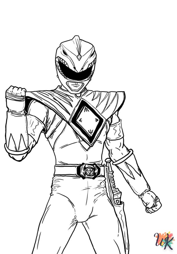 coloriage Power Rangers  à imprimer gratuit