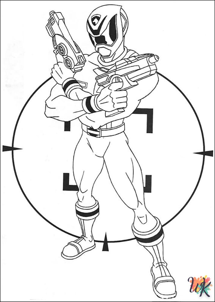 télécharger coloriage Power Rangers  gratuit 1