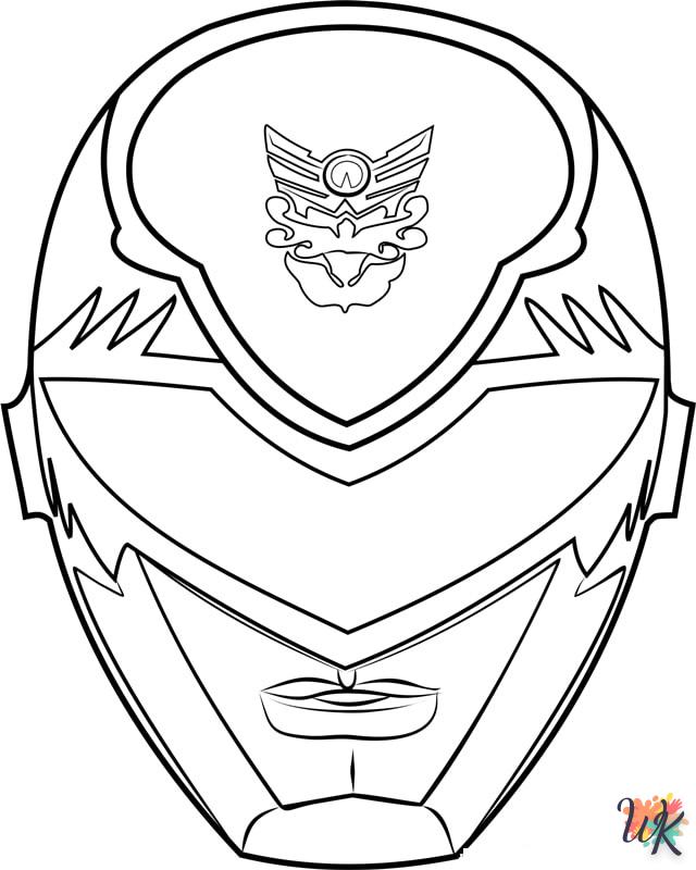 coloriage Power Rangers  pour primaire