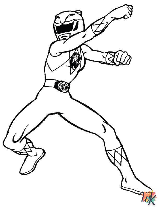 coloriage Power Rangers  gratuit