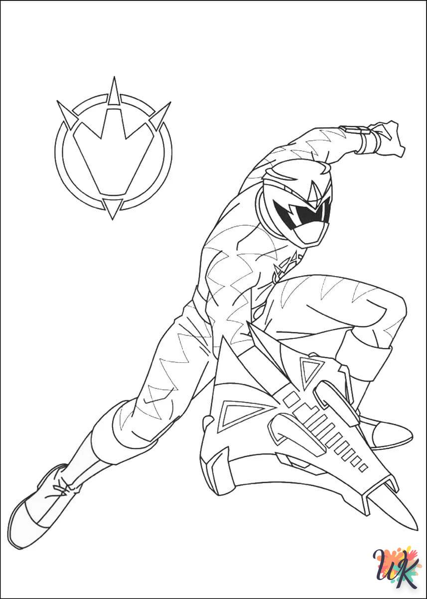 coloriage Power Rangers  pour enfants a imprimer gratuit 1