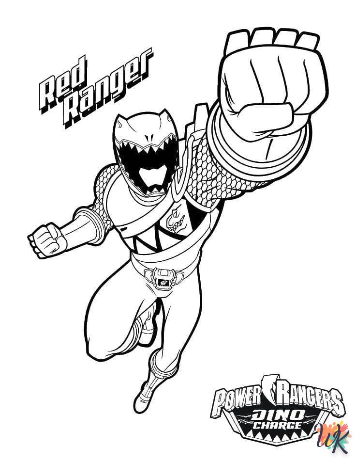 coloriage Power Rangers  pour enfant gratuit