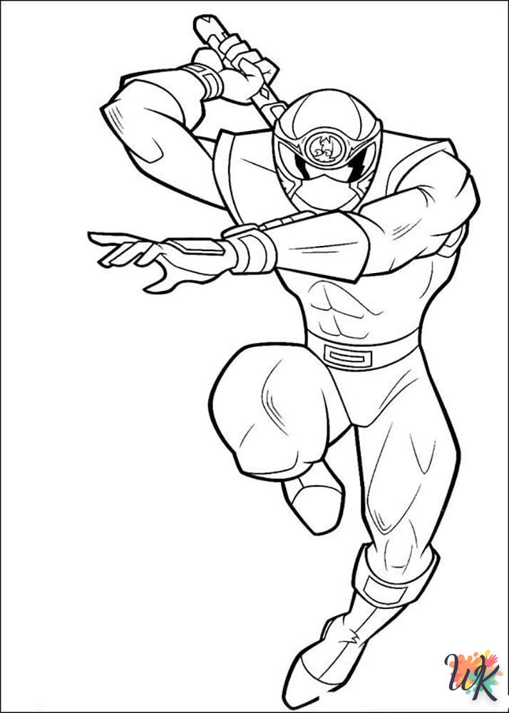 coloriage Power Rangers  bebe à imprimer