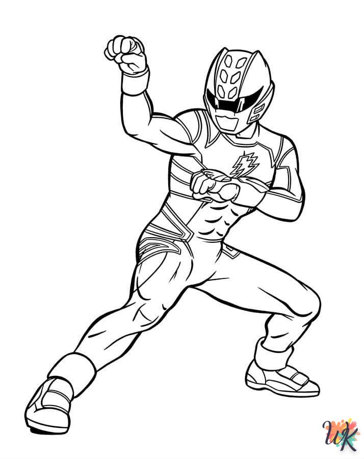 coloriage Power Rangers  pour enfants