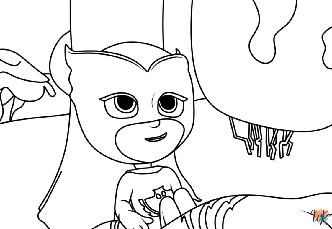 coloriage Pyjamasques  enfant à imprimer pdf