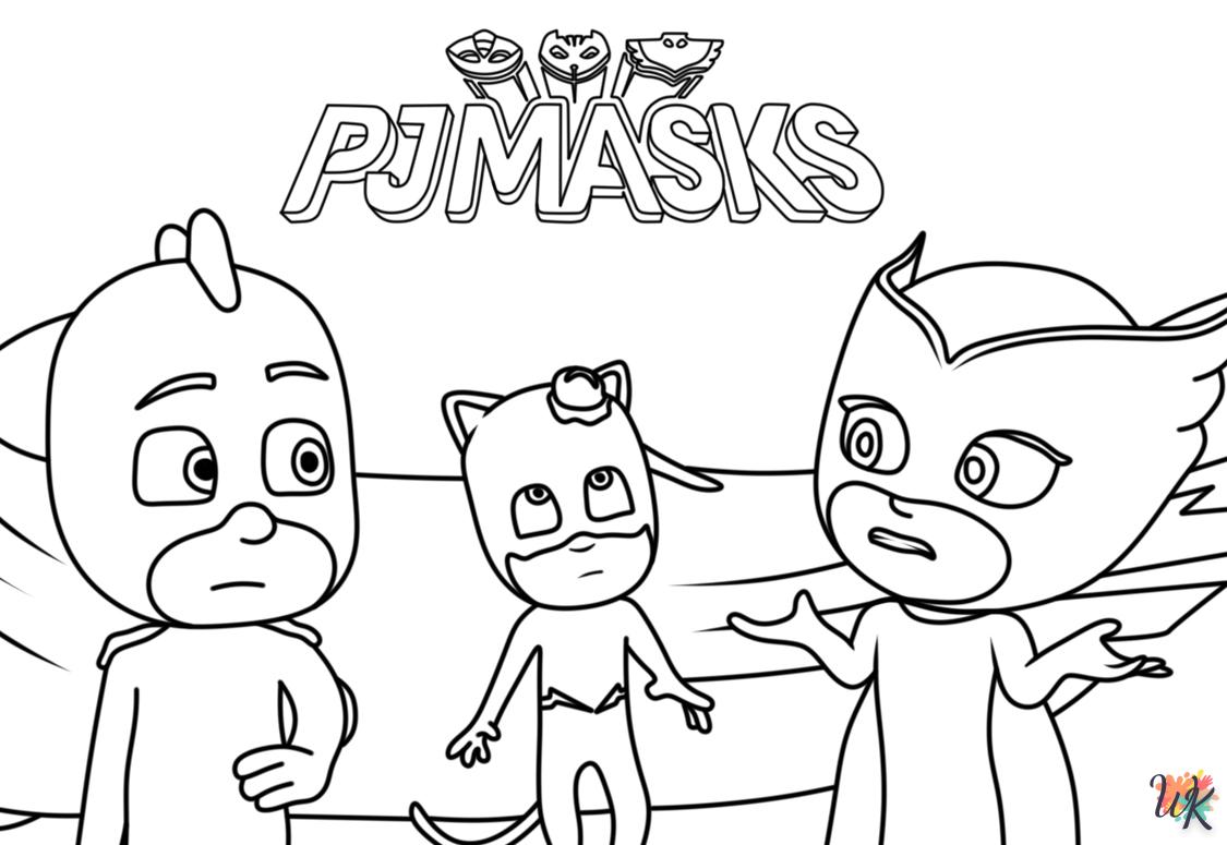 coloriage Pyjamasques  et decoupage a imprimer gratuit 1