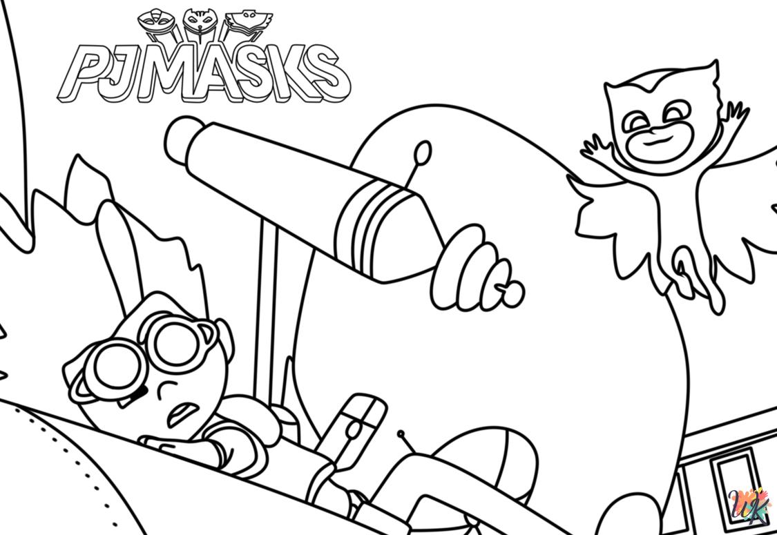 coloriage Pyjamasques  gratuit pour enfants 3