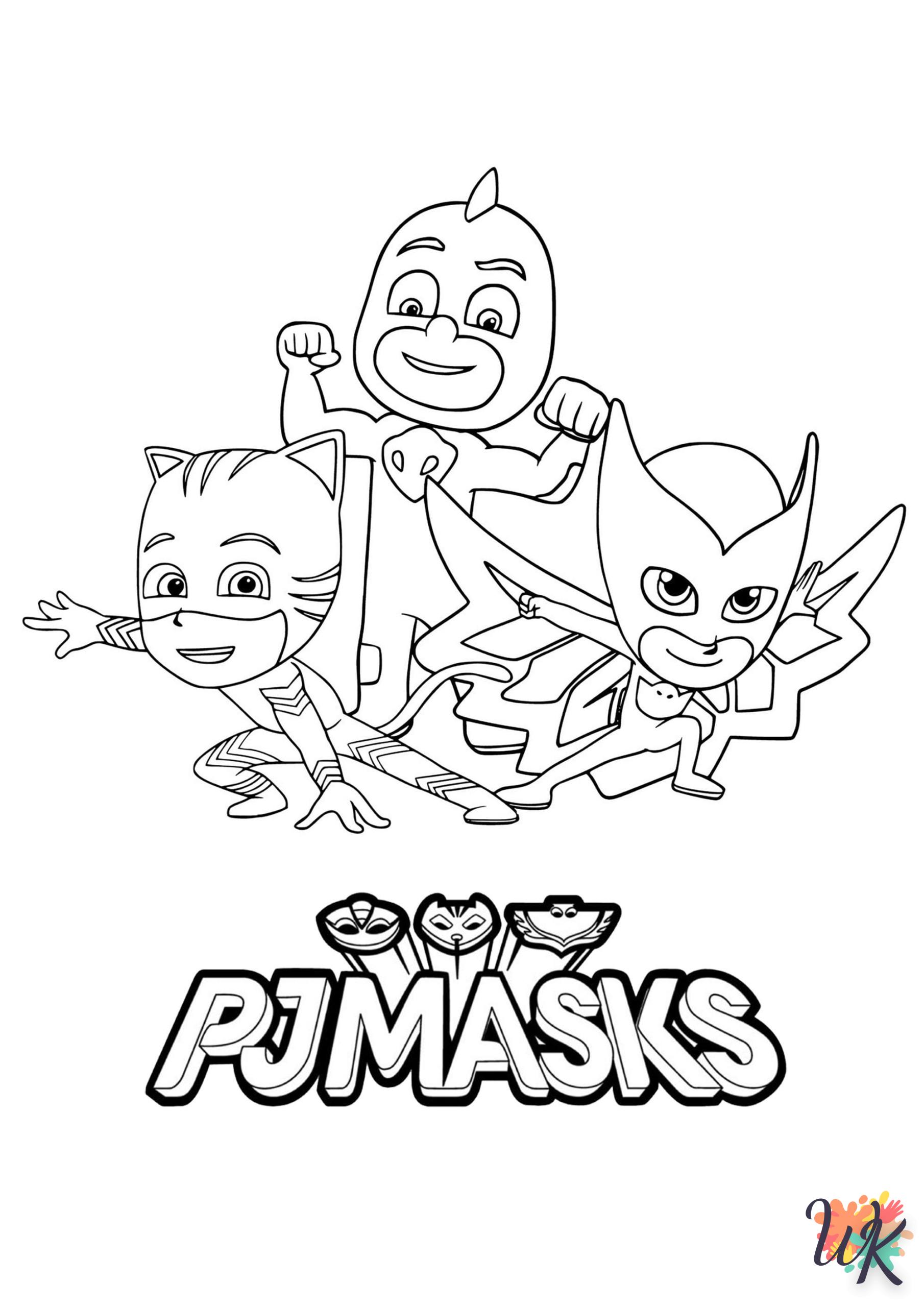 coloriage Pyjamasques  pour enfant à imprimer 1