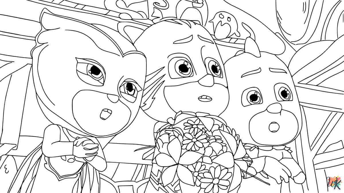 coloriage Pyjamasques  a imprimer enfant 10 ans