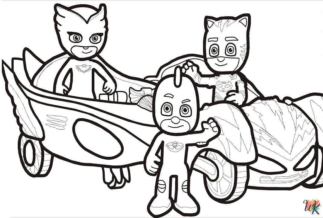 coloriage Pyjamasques  pour enfants 2