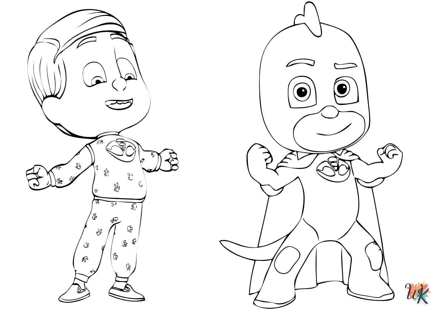 coloriage Pyjamasques  gratuit a imprimer 1