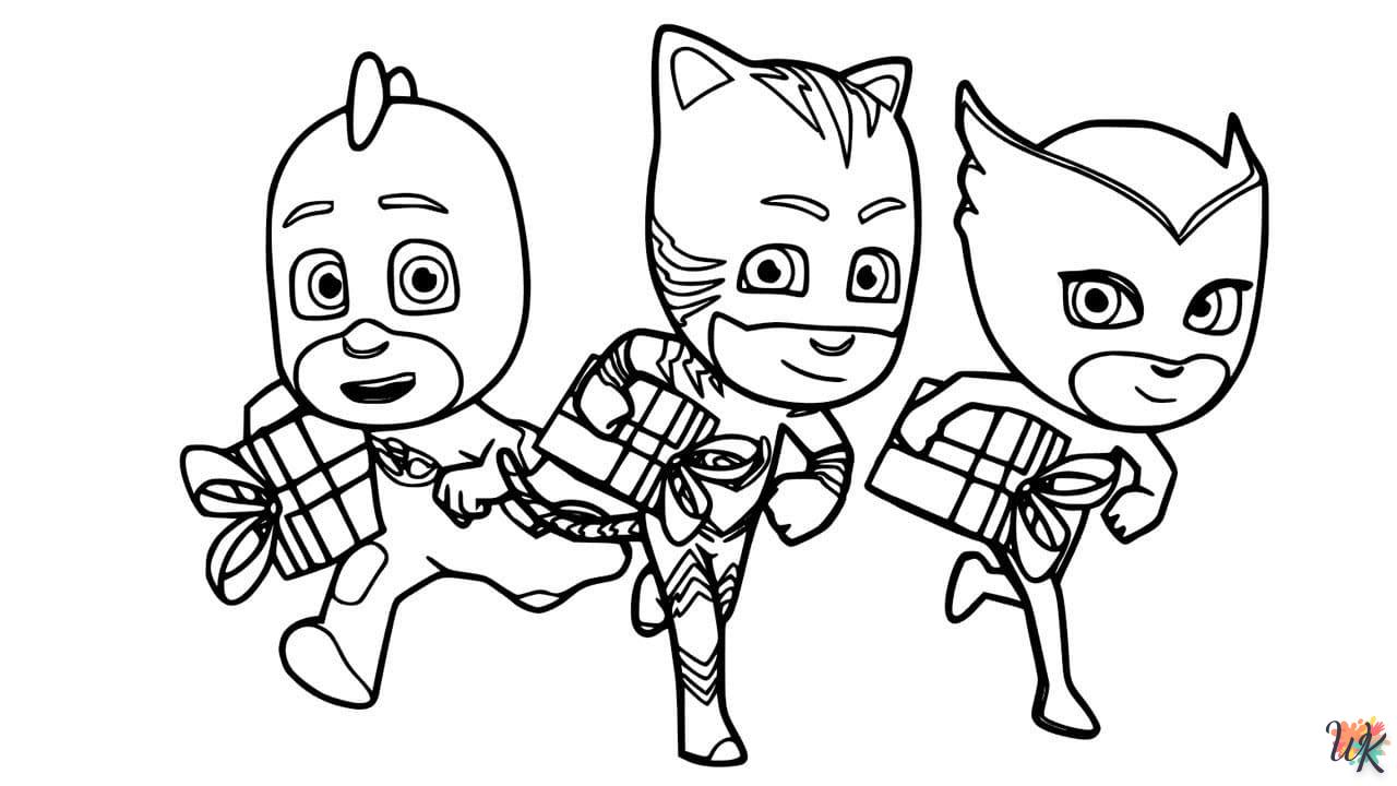 coloriage Pyjamasques  d'enfant a imprimer 1