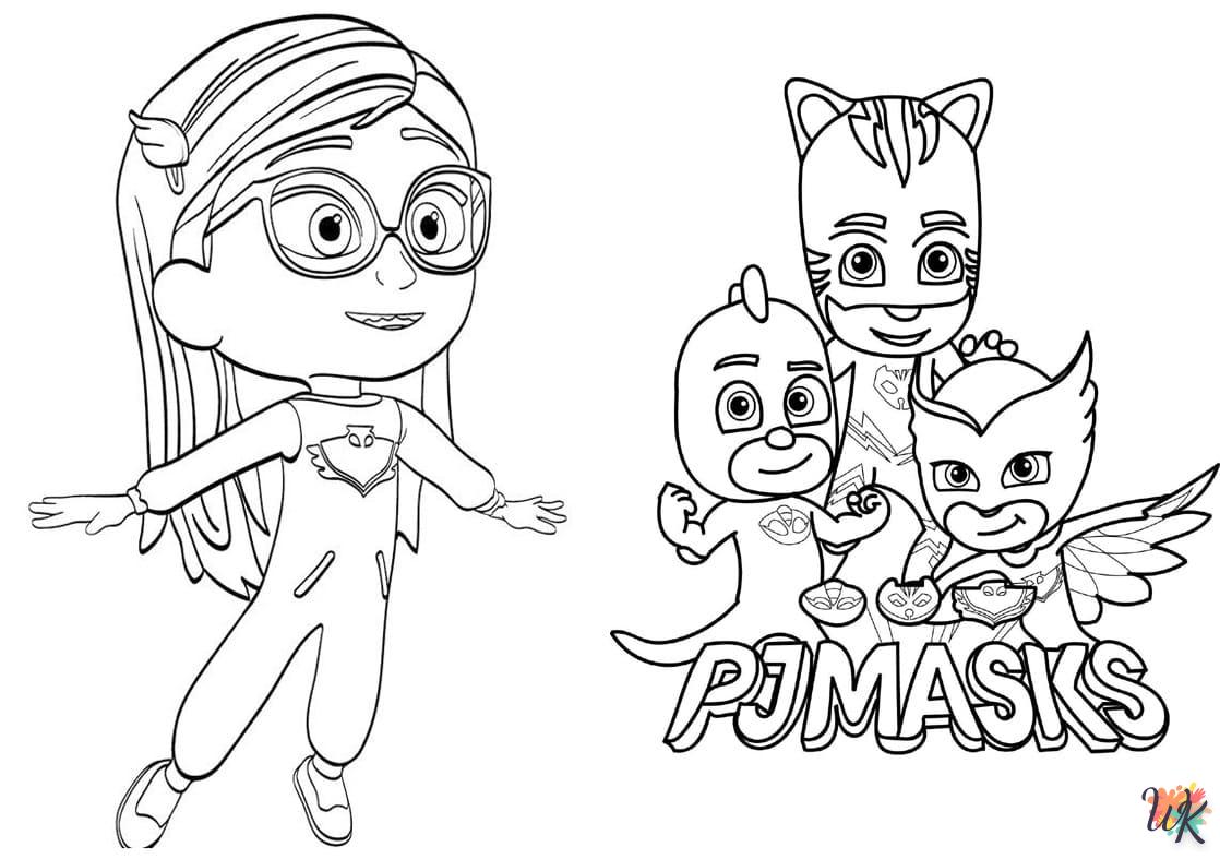 coloriage Pyjamasques  pour enfants a imprimer gratuit