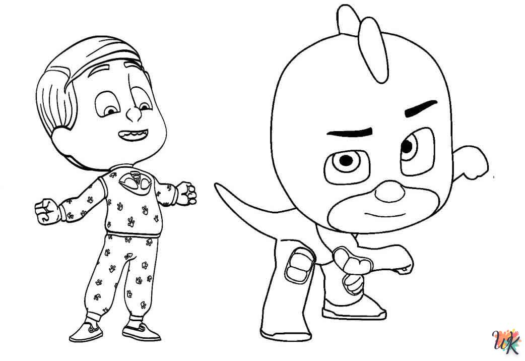 coloriage Pyjamasques  gratuit pour enfants 2