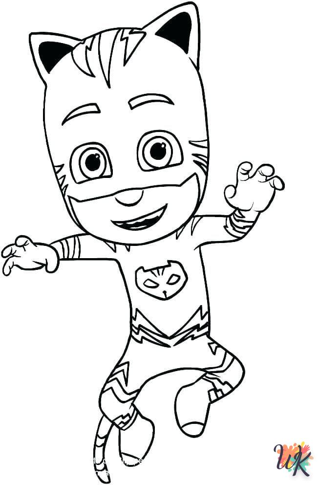 coloriage Pyjamasques  à imprimer pour enfant de 12 ans