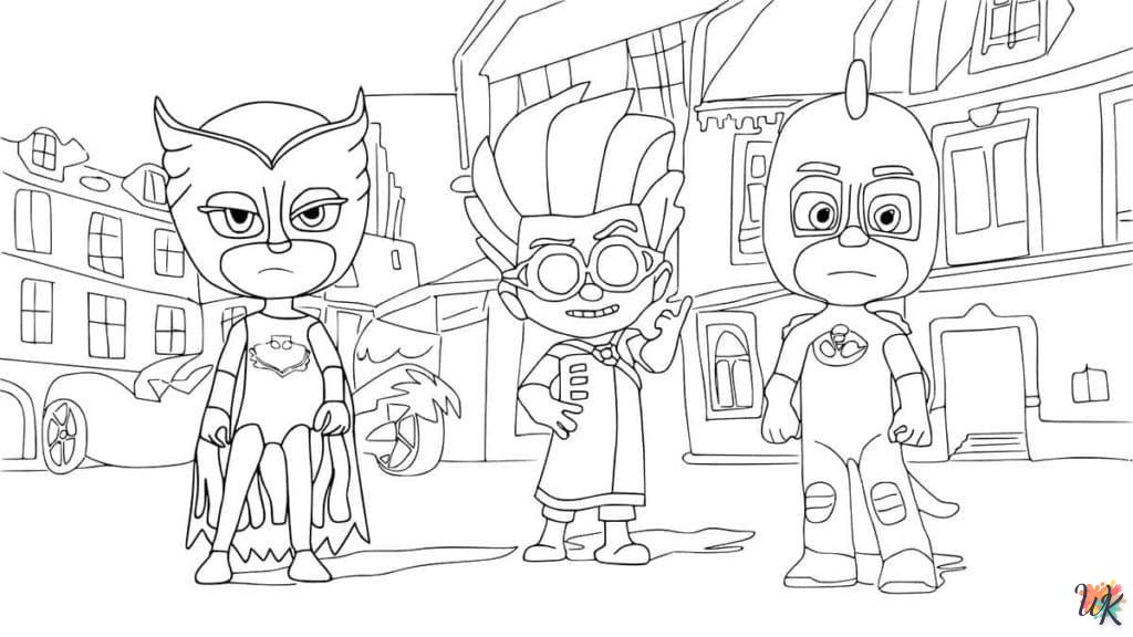 coloriage Pyjamasques  gratuit pour enfants