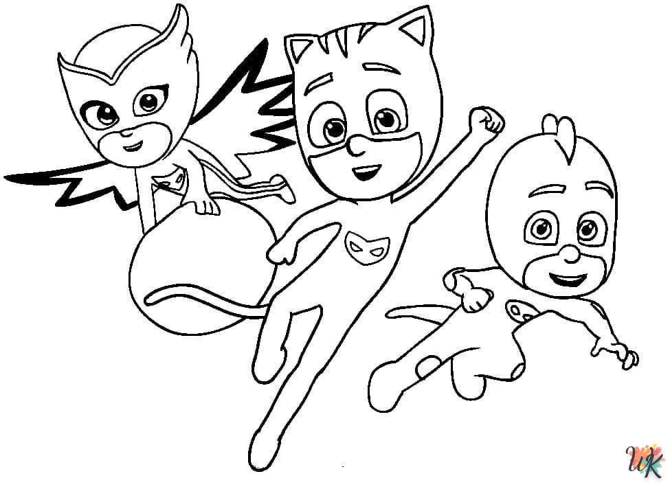 coloriage Pyjamasques  pour enfants a imprimer