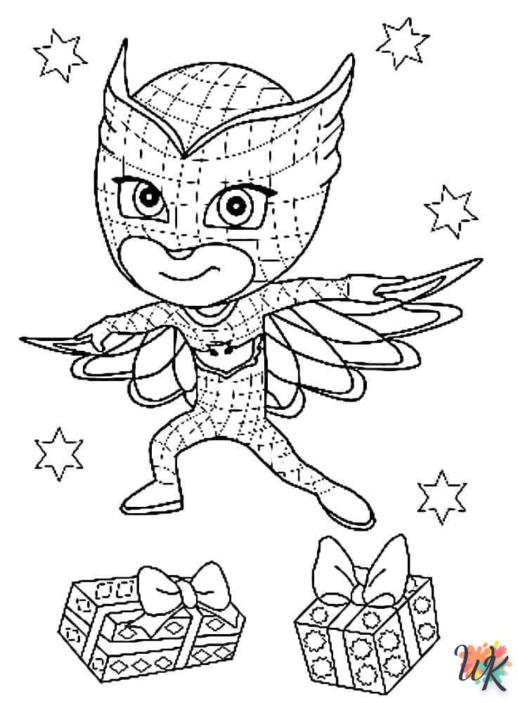 coloriage Pyjamasques  d'enfant a imprimer