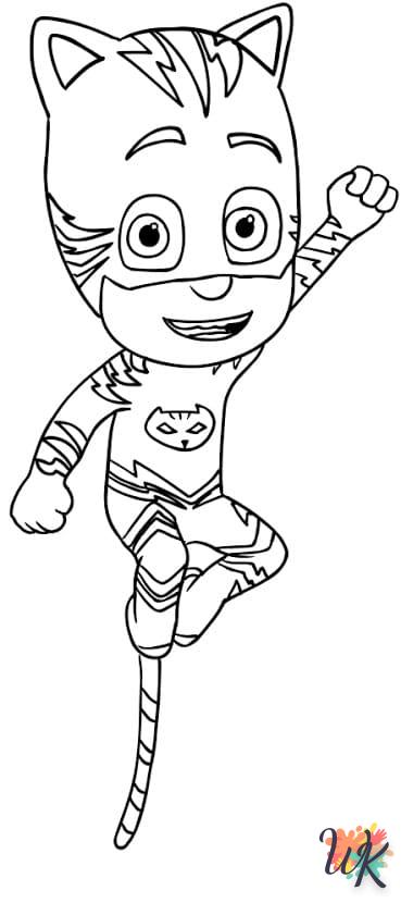 coloriage Pyjamasques  a imprimer enfant 5 ans