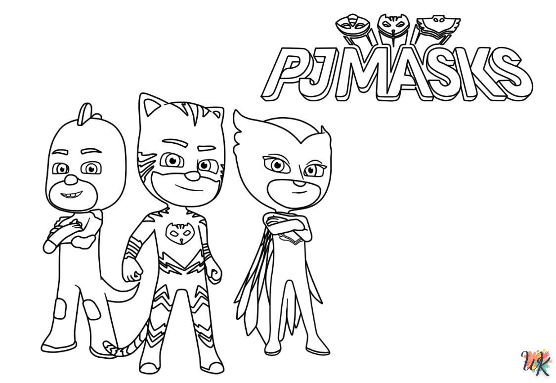 coloriage Pyjamasques  enfant a imprimer