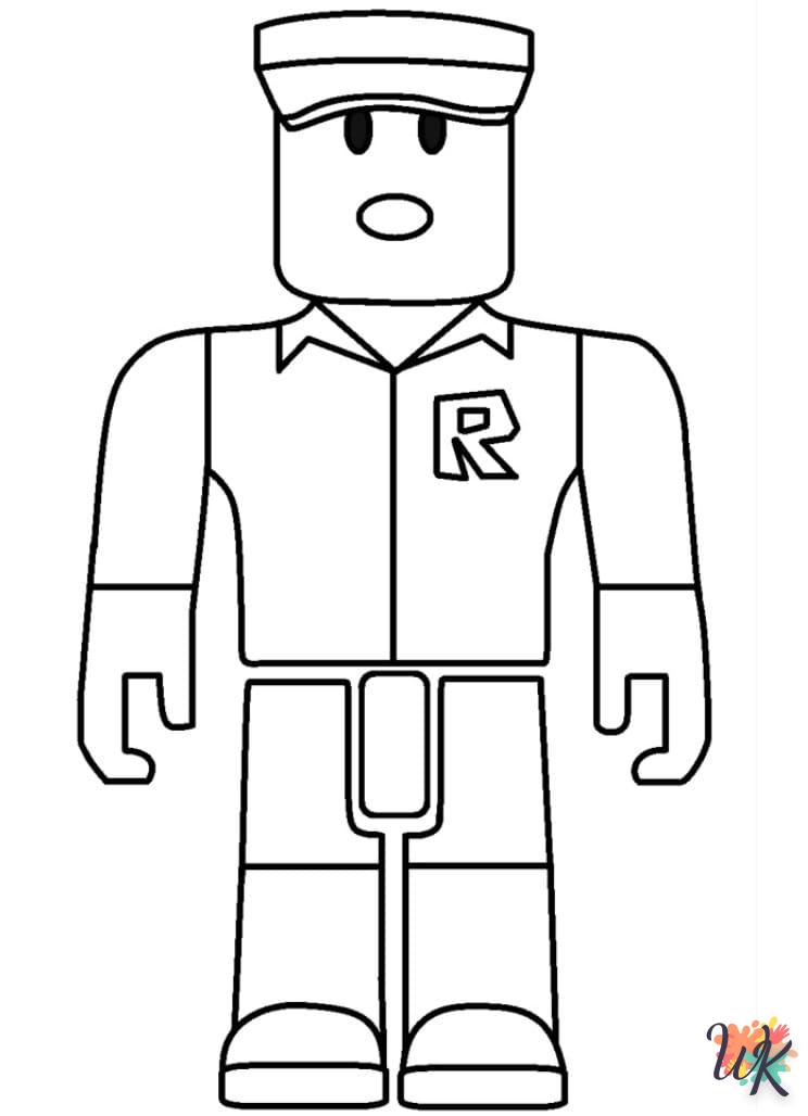 coloriage Roblox  et apprentissage 1