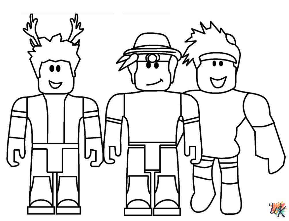 coloriage Roblox  pour enfants a imprimer gratuit