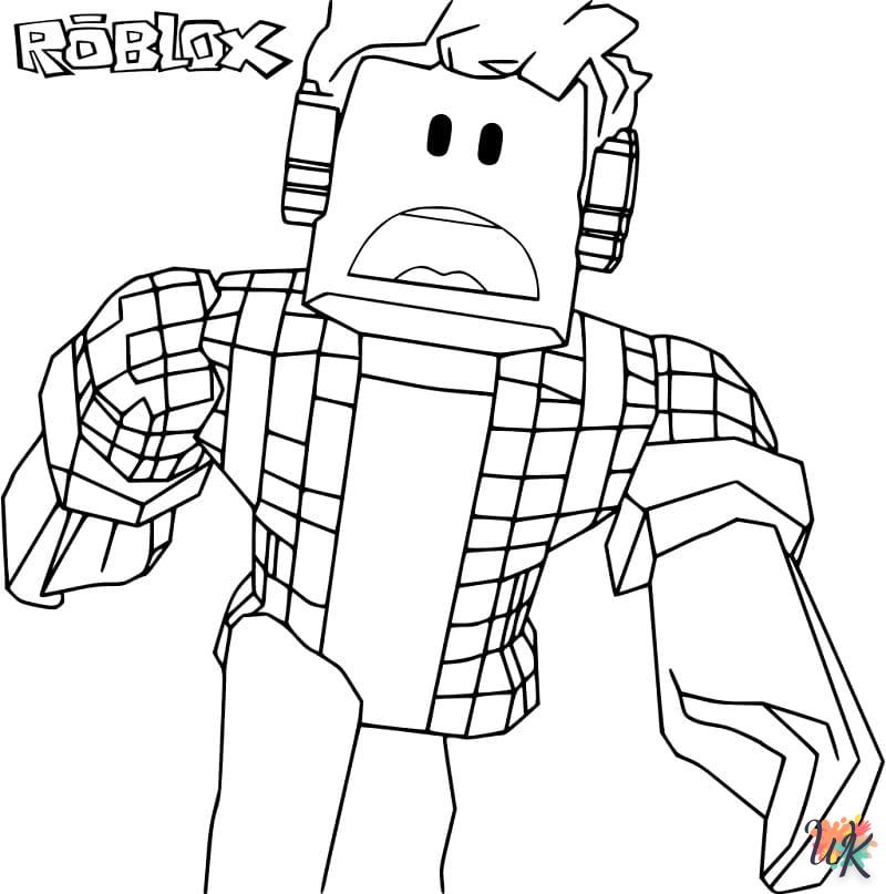 coloriage Roblox  pour lutter contre le stress