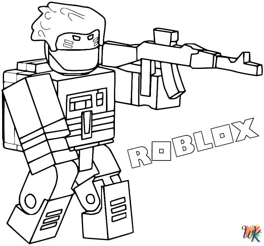 coloriage Roblox  pour enfant a imprimer gratuit