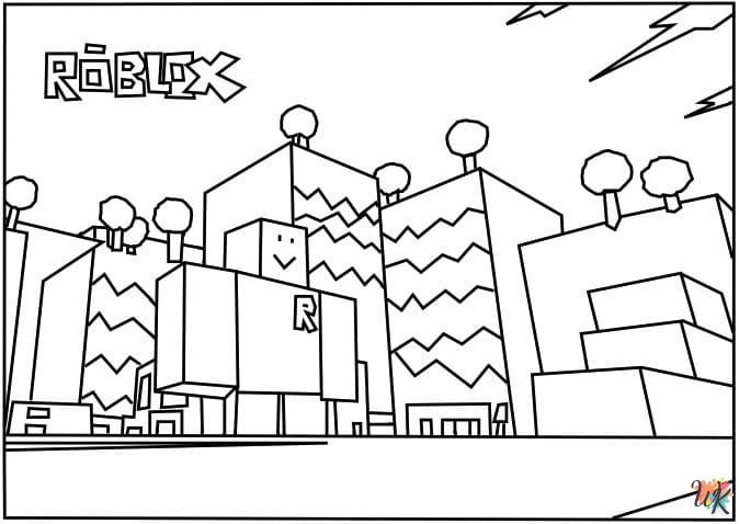 coloriage Roblox  enfant à imprimer pdf