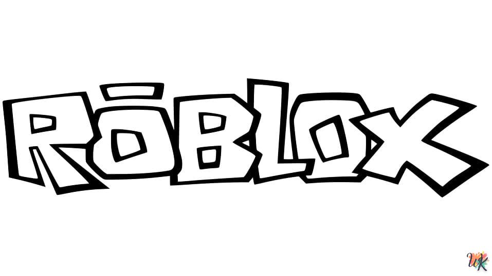 coloriage Roblox  pour enfant de 10 ans