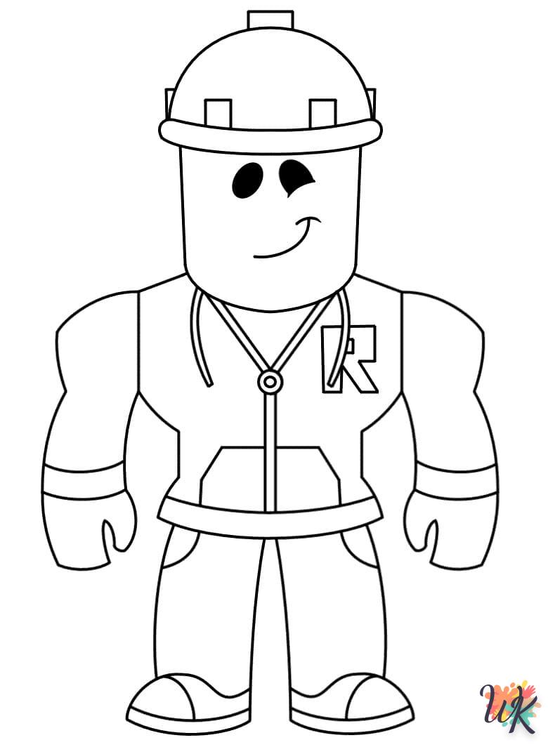 coloriage Roblox  en ligne pour bebe de 2 ans