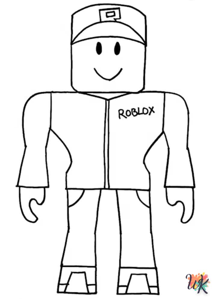 coloriage Roblox  d'enfant a imprimer