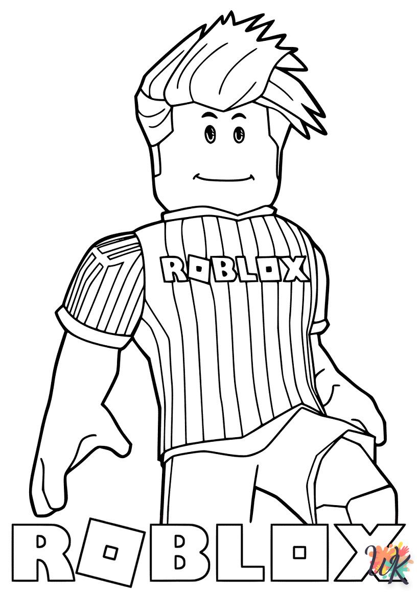 coloriage Roblox  à imprimer pour enfant de 10 ans 1