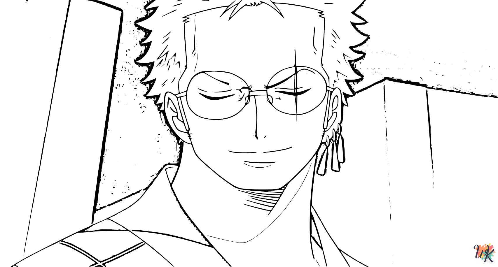 coloriage Roronoa Zoro  en ligne à imprimer