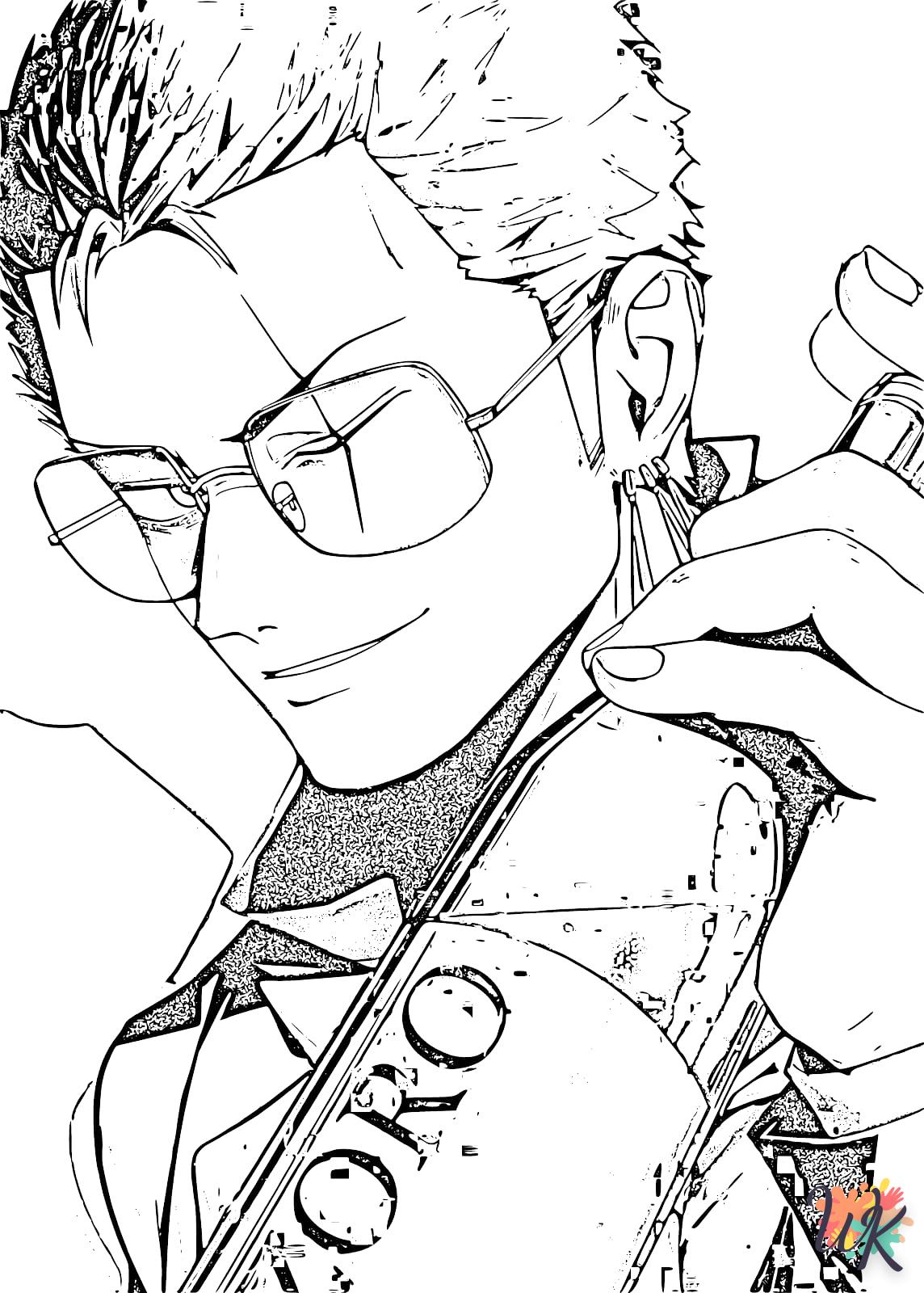 coloriage Roronoa Zoro  à imprimer gratuitement pdf