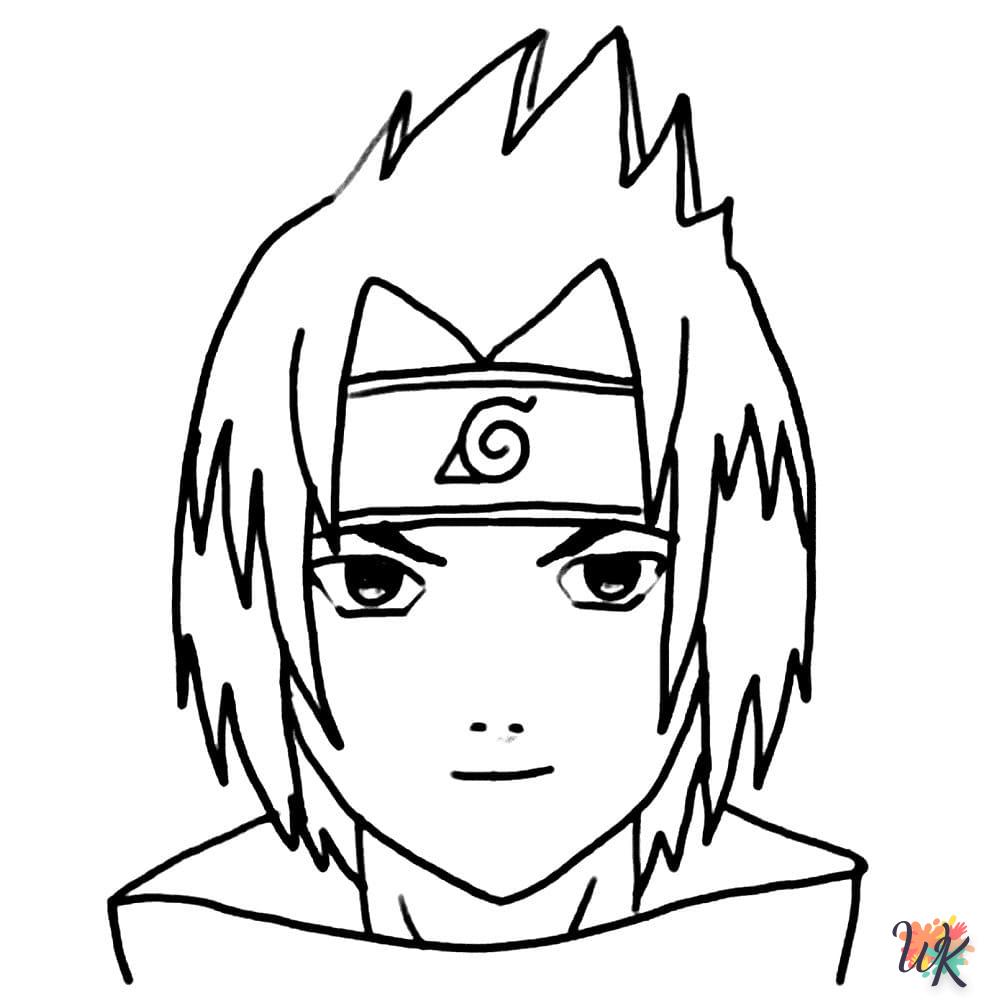 coloriage Sasuke  à imprimer