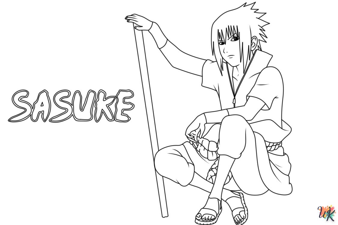 Coloriage Sasuke 48