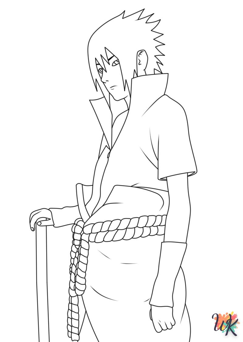 coloriage Sasuke  animaux enfant a imprimer