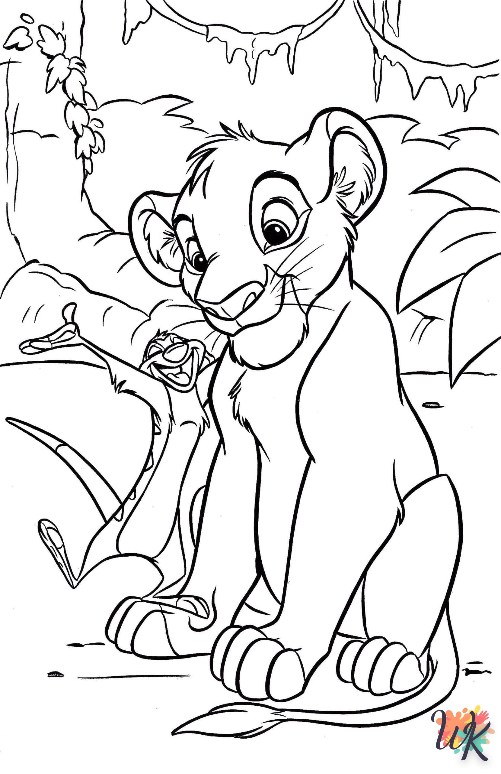 coloriage Simba  sonic en ligne gratuit à imprimer