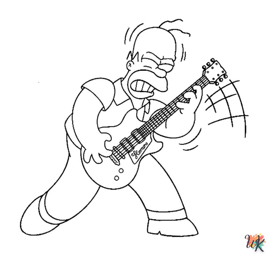 Coloriage Simpsons 12