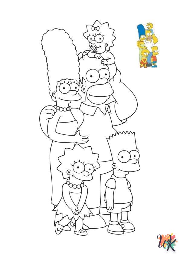 Coloriage Simpsons 15