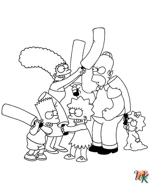 Coloriage Simpsons 26