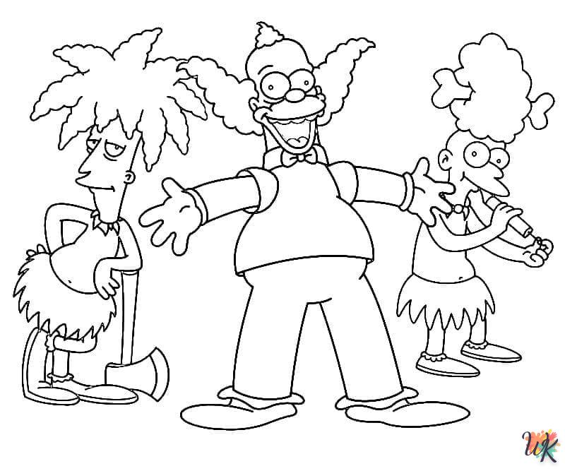 Coloriage Simpsons 29