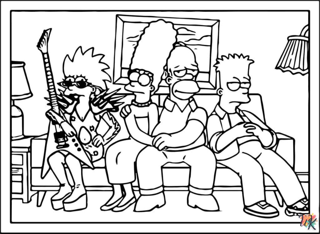 Coloriage Simpsons 30