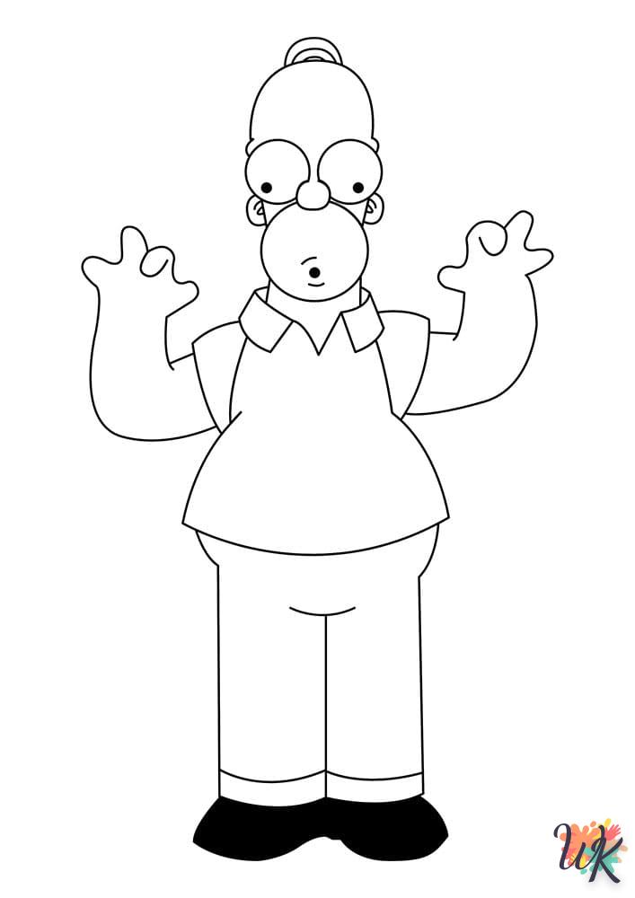 Coloriage Simpsons 33