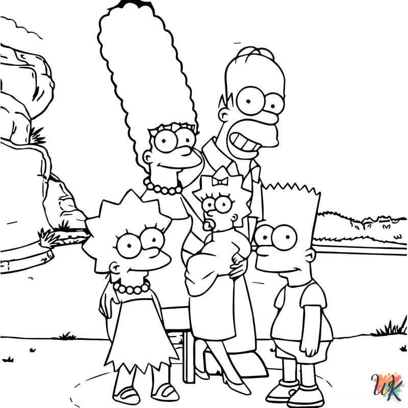 Coloriage Simpsons 34