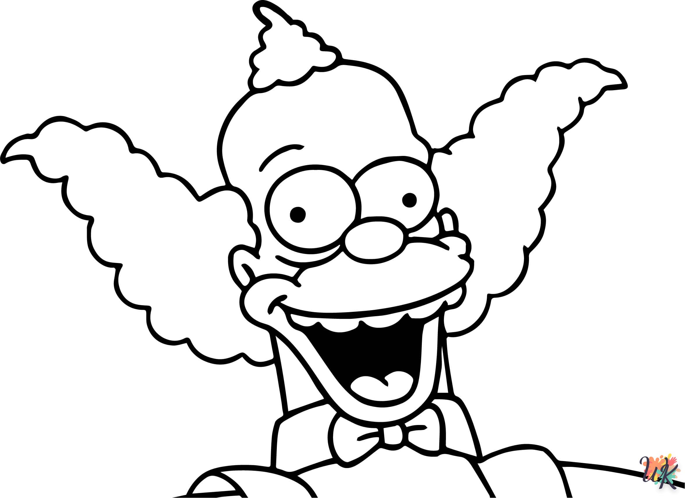 Coloriage Simpsons 36