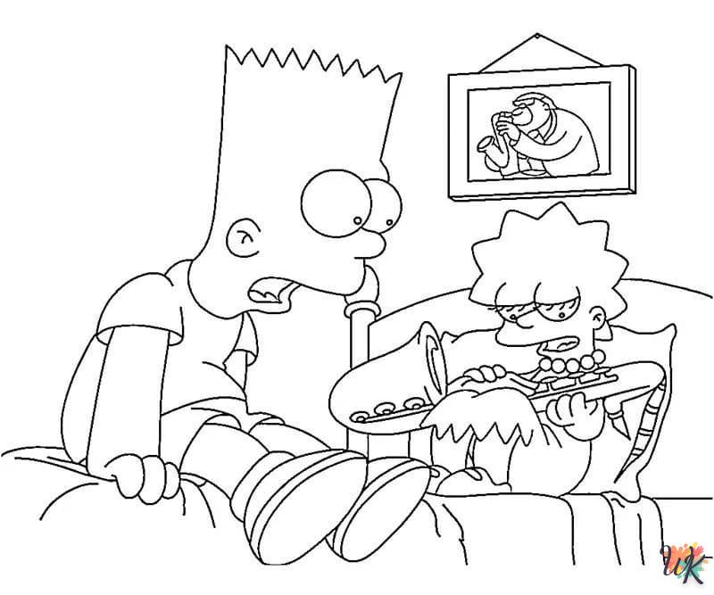 Coloriage Simpsons 37
