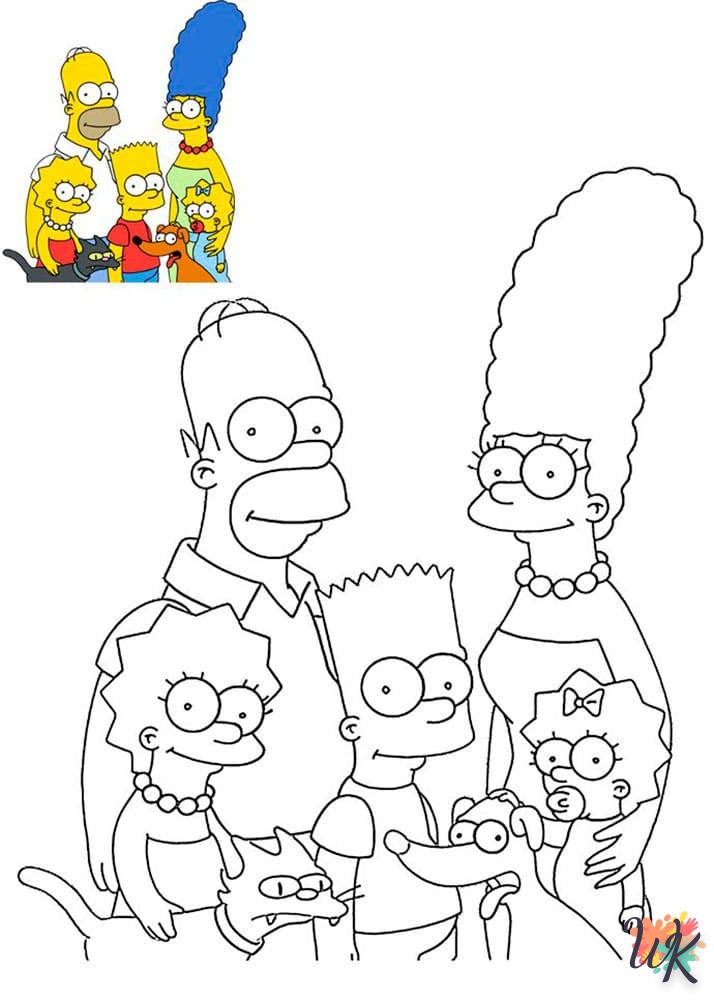 Coloriage Simpsons 38